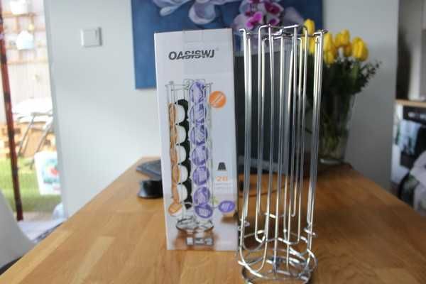 Stojak na kapsułki do kawy Kompatybilny Dolce Gusto Obrotowy 28szt