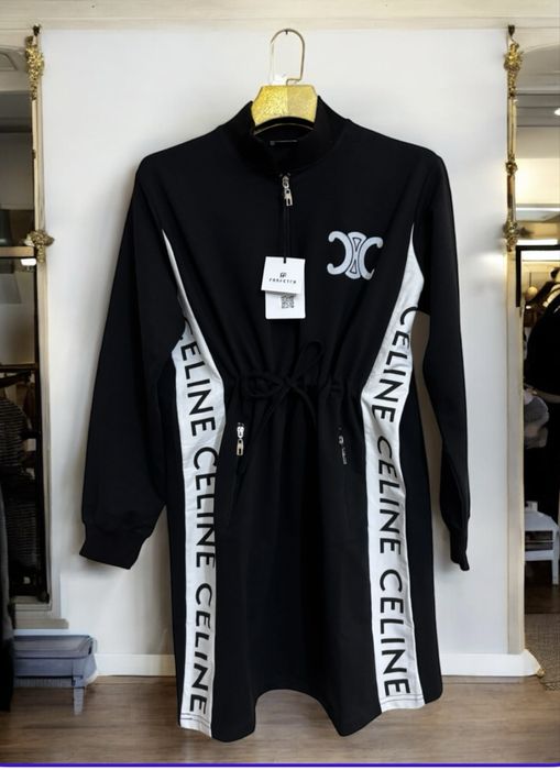 Sukienka celine L/XL full logowana