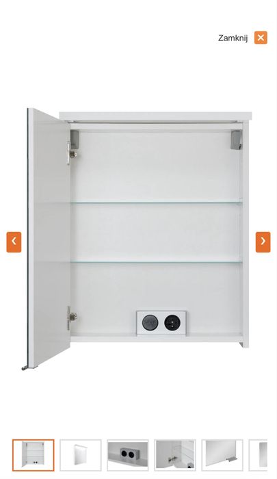Astor Szafka lustrzana Eliza 50 cm