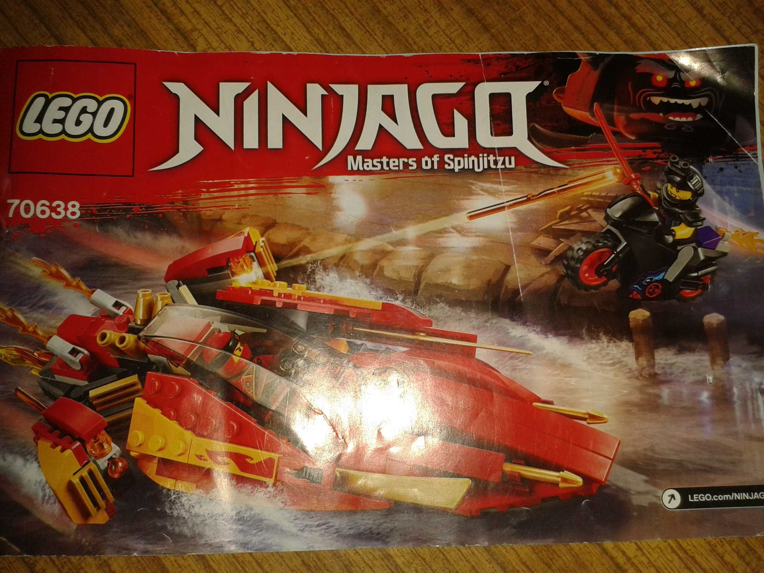 Klocki LEGO NINJAGO 70638 łódź wyścigowa i bojowa duża !!!