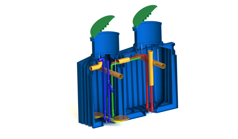 Przydomowa biologiczna oczyszczalnia ścieków  SBR dla 4-6 osób