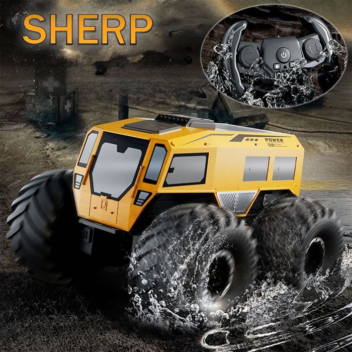 Машинка на пульті управління JJRC SHERP Q210 всюдихід амфібія 4х4