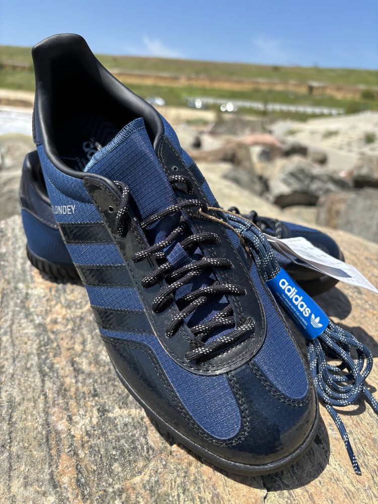 Кросівки Adidas Blondey McCoy x Gazelle Indoor Mineral Blue Black