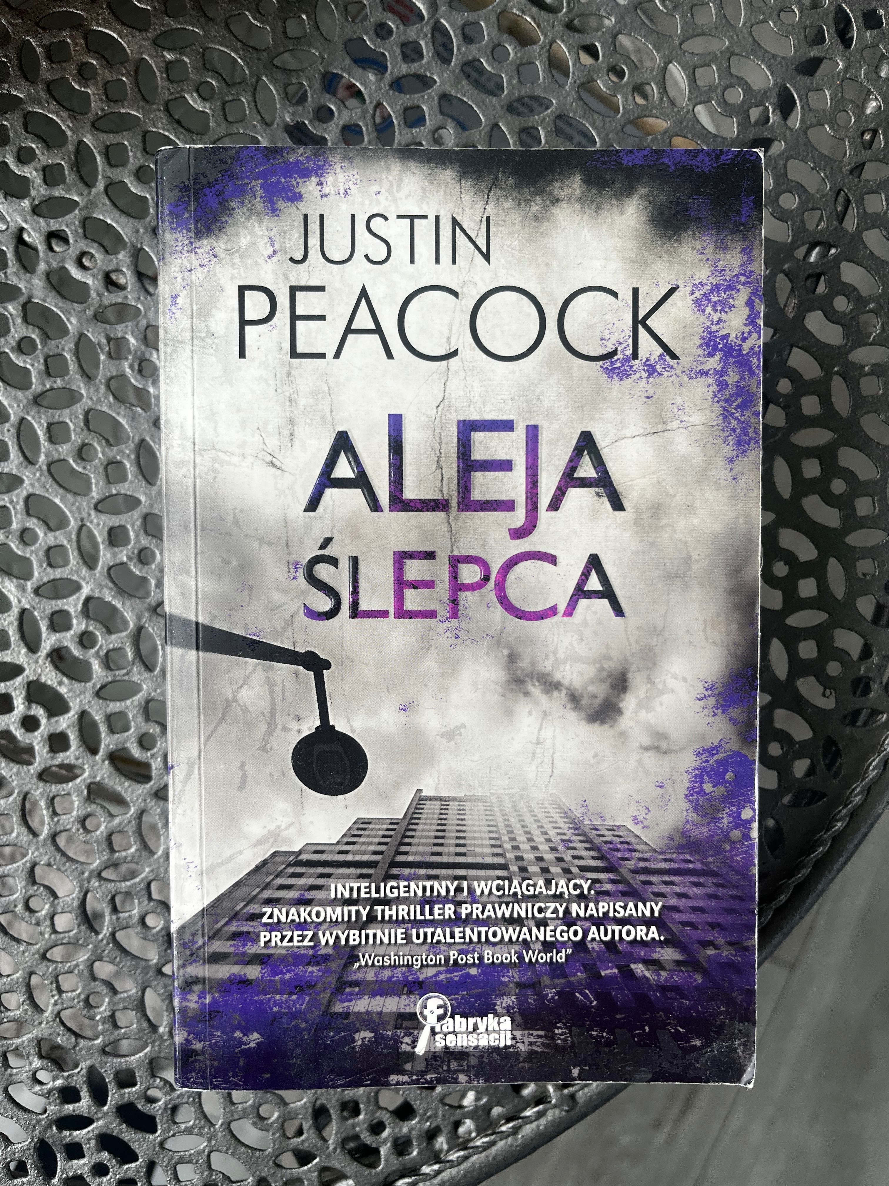 Książka Aleja ślepca Justin Peacock