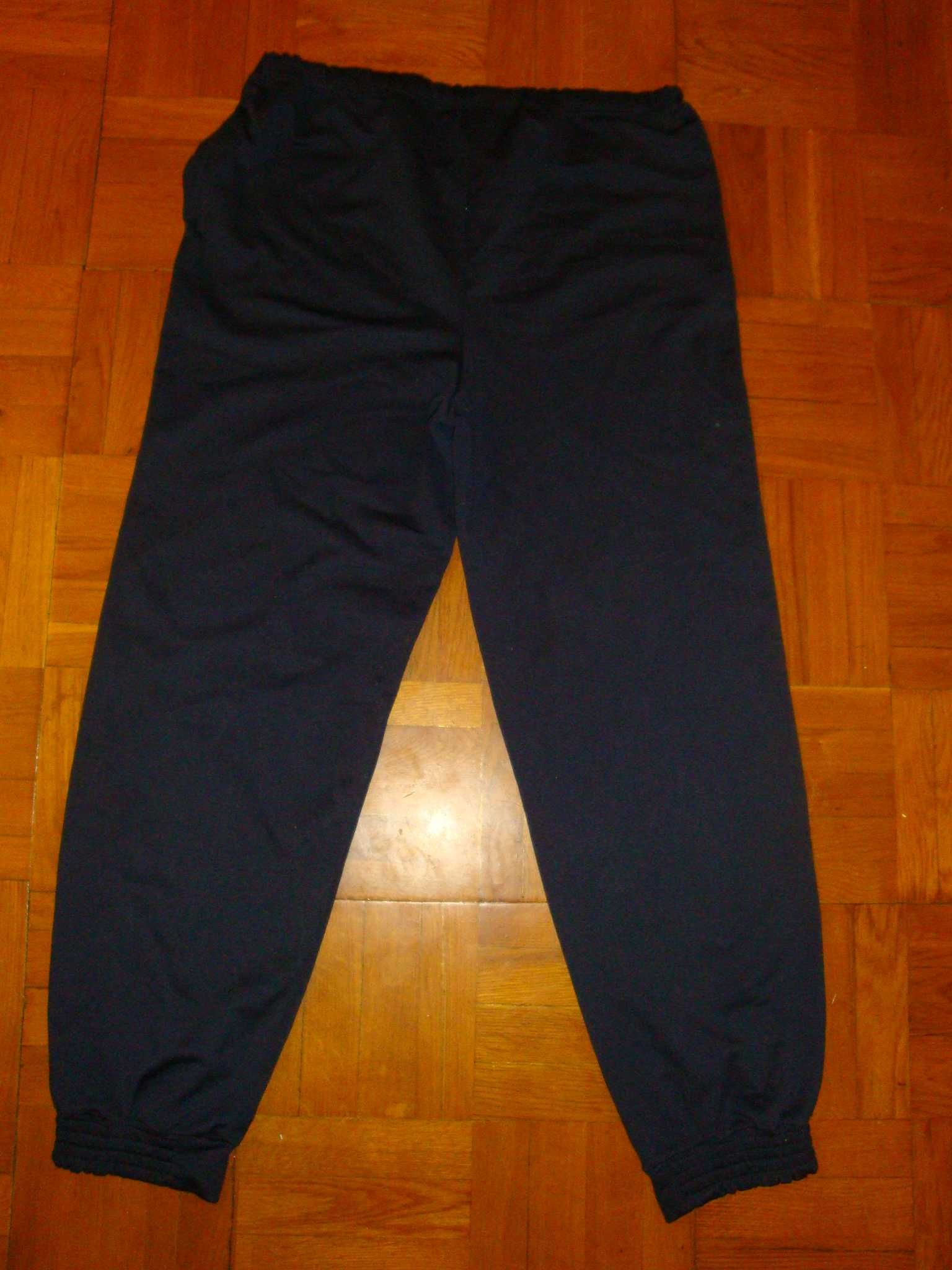 Брюки спортивные  полиестровые синие , размер 58-60 ( XXL )