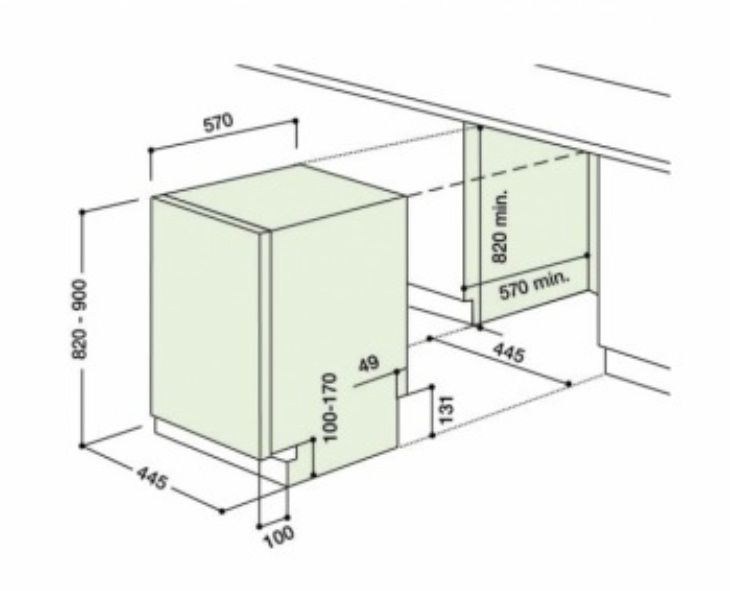 Посудомийна машина Hotpoint-Ariston LST 329 AX