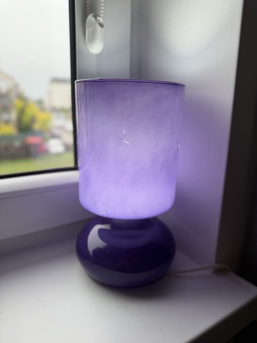 Lampka Lykta Ikea Vintage fioletowa