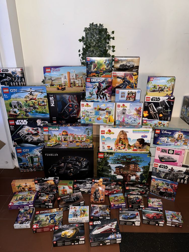 Lego MEGA haul de sets descontinuados, novos a excelentes precos