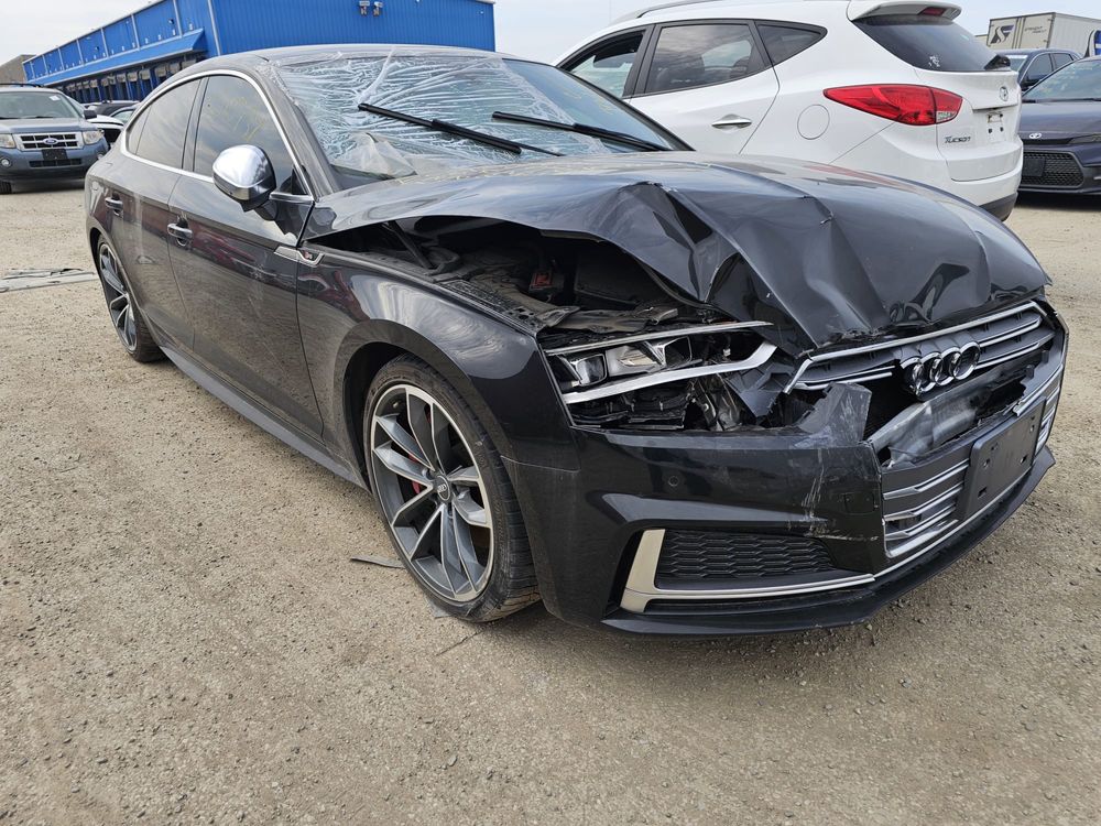 Audi s5 sportback 3.0 tfsi 354km czarna dobra wersja pikowane fotele
