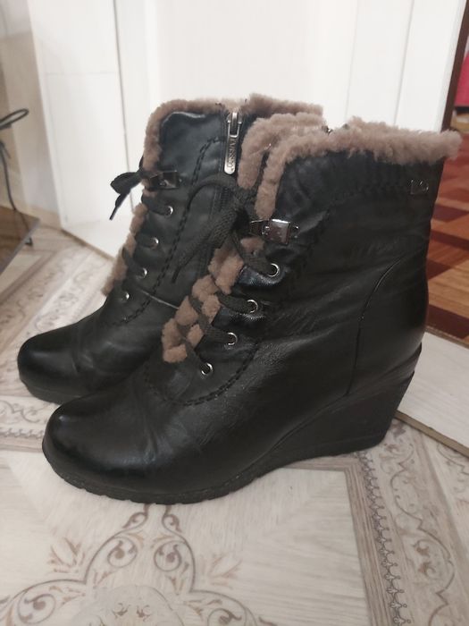 Ботінки зимові шкіряні