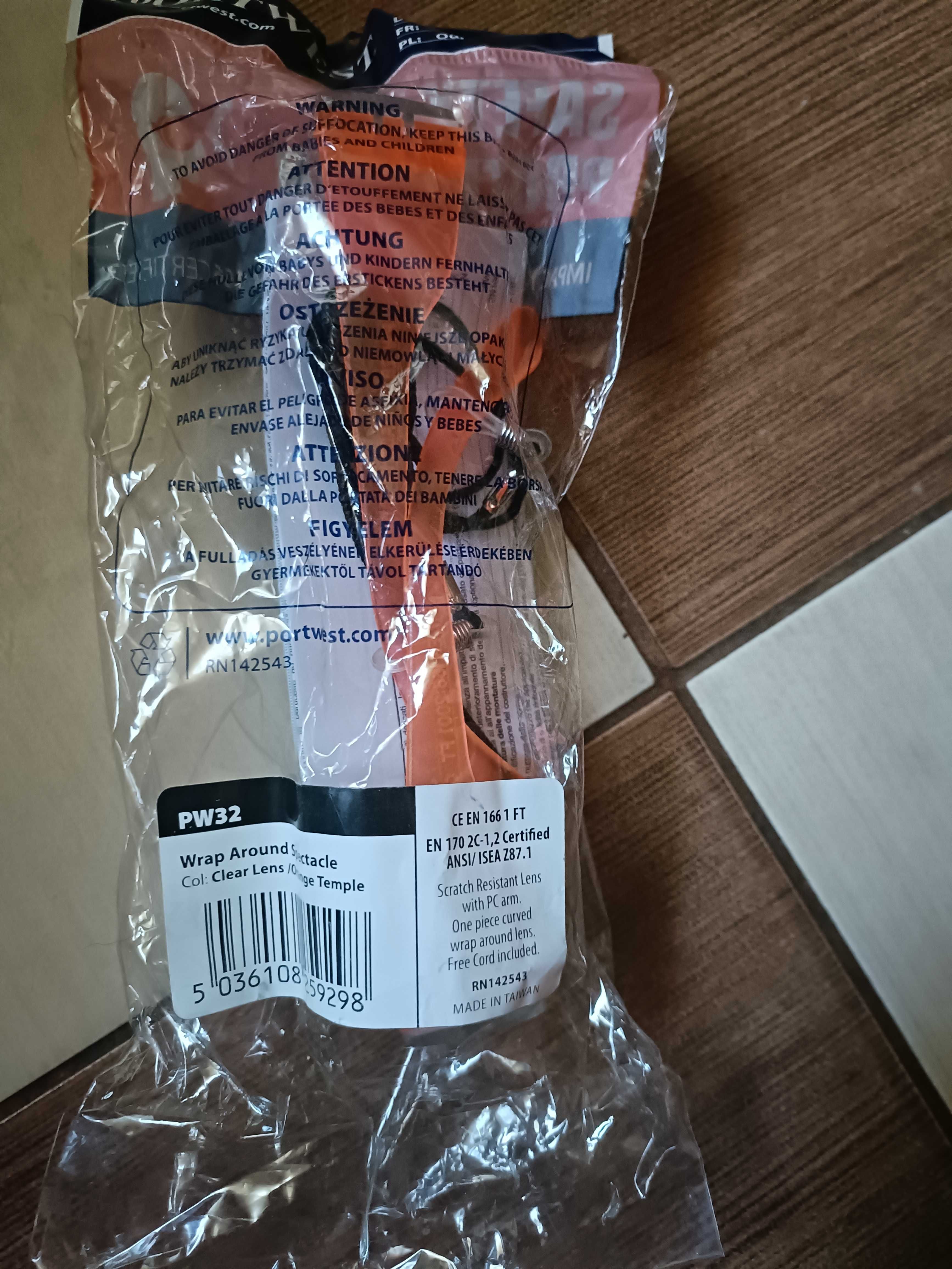 okulary do szlifowania ,odprysk portwest 7szt cena za całość