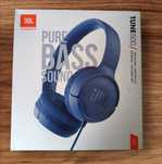 Nowe Słuchawki  JBL Tune 500 przewodowe nauszne mikrofon