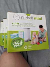 Korbell mini (7 sztuk) worki kupy niemowlę wyprawka
