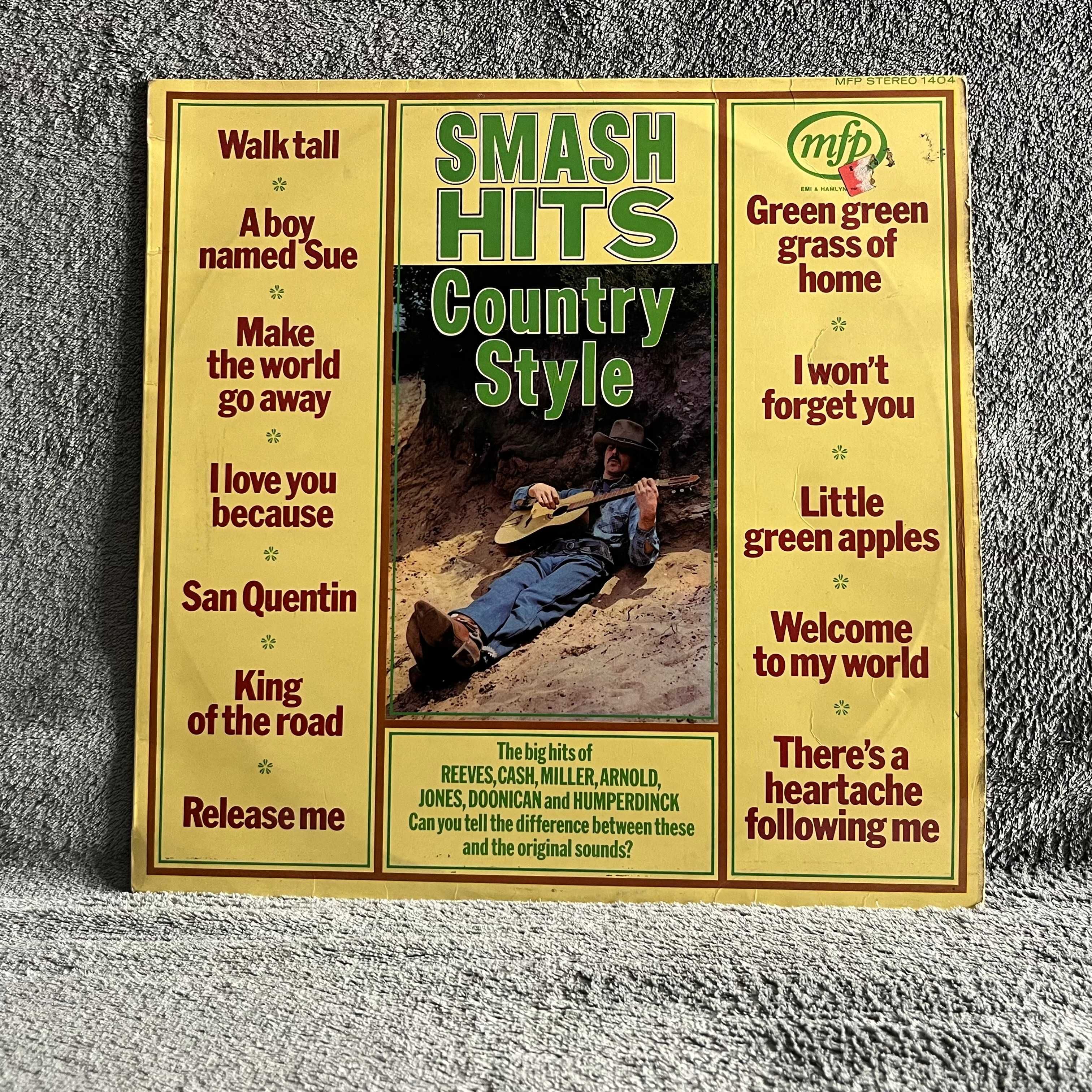 LP | JOHNNY CASH - Smash Hits - Country Style | 1970