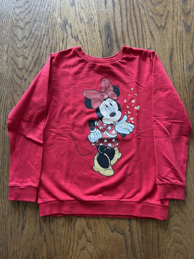 Bluza h&m motyw myszki minnie rozm 122/128