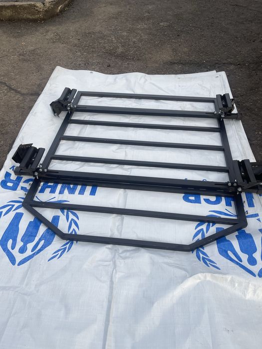 Багажник на гладку кришу + корзина