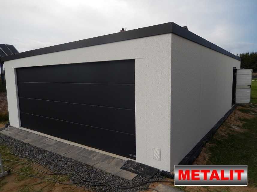 Garaż tynkowany Garaże Tynkowane Blaszane Blaszak Blaszany altanka Dom