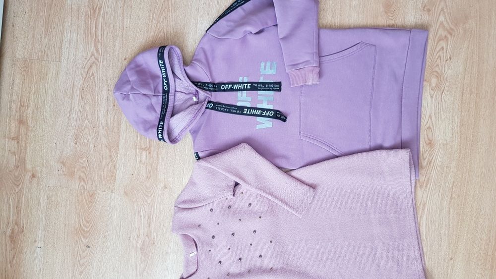 Набор 2в1: теплая кофта кофточка тепла туніка туника худи худi платье