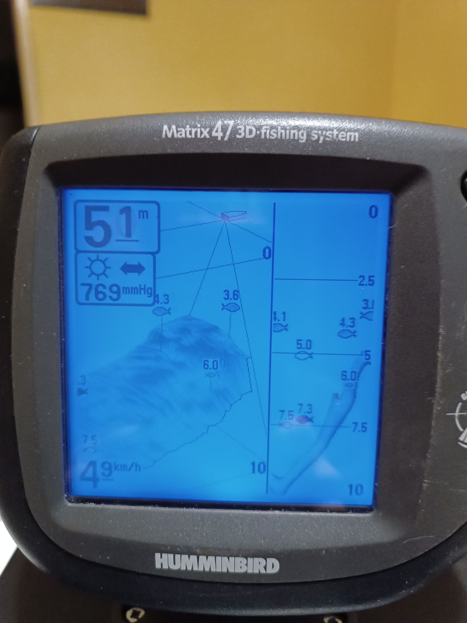 Echosonda Humminbird Matrix 47 3d fishing system