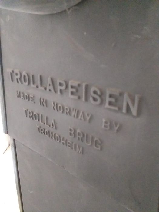 Piec Kominek żeliwny Trolla Norway Trondheim