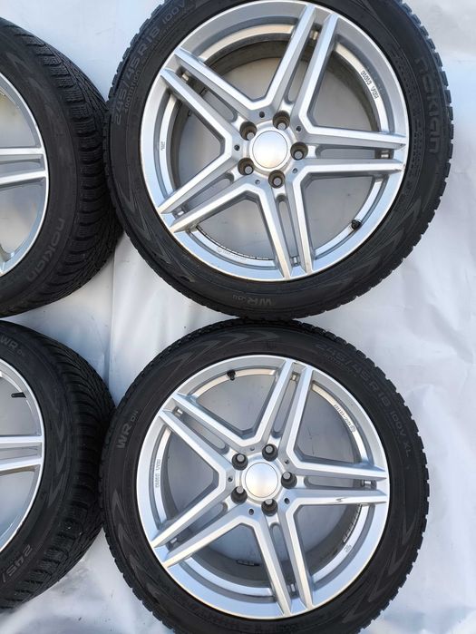 4x Alufelgi koła 5x108 245/45r18 zimowe Nokian Volvo super stan!
