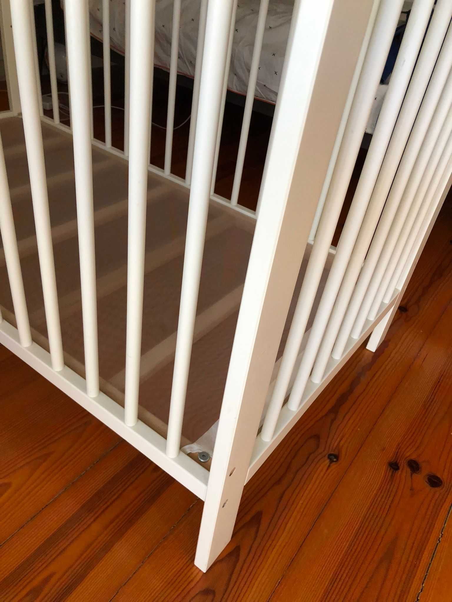 Berço + Colchão, GULLIVER IKEA - branco 60x120 cm