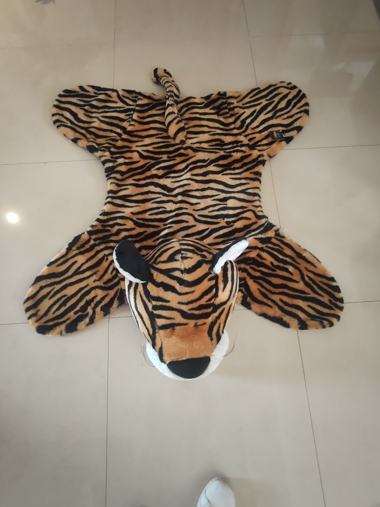 Tapete Criança NICI cabeça de tigre, como novo!