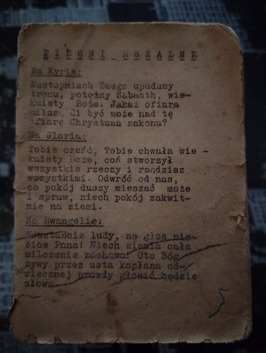 Stare pieśni mszalne