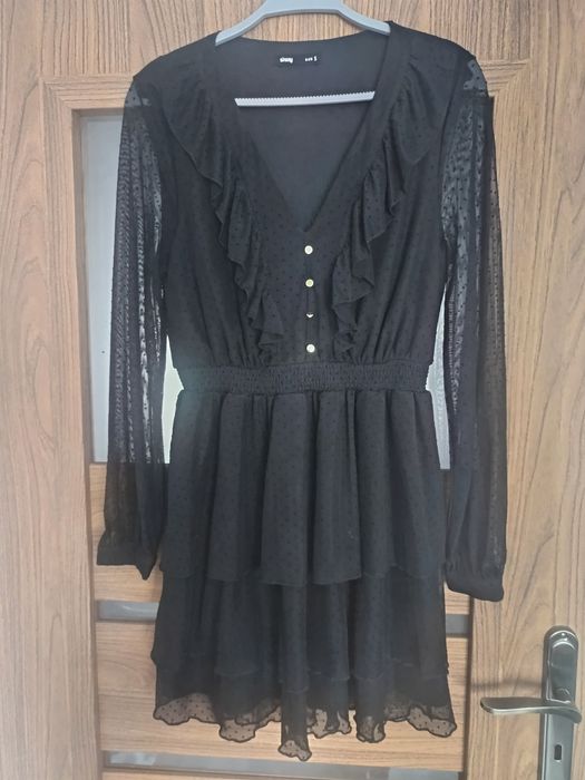 Czarna sukienka mini