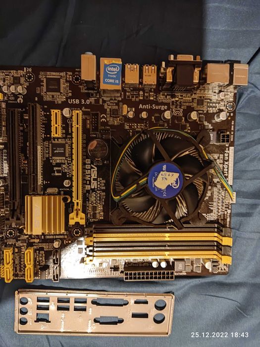 asus b85m-e intel i5 4460 3,2 ghz.  LGA 1155