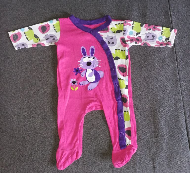 Body rozm. 0-3m. + Śpioszki 2szt.