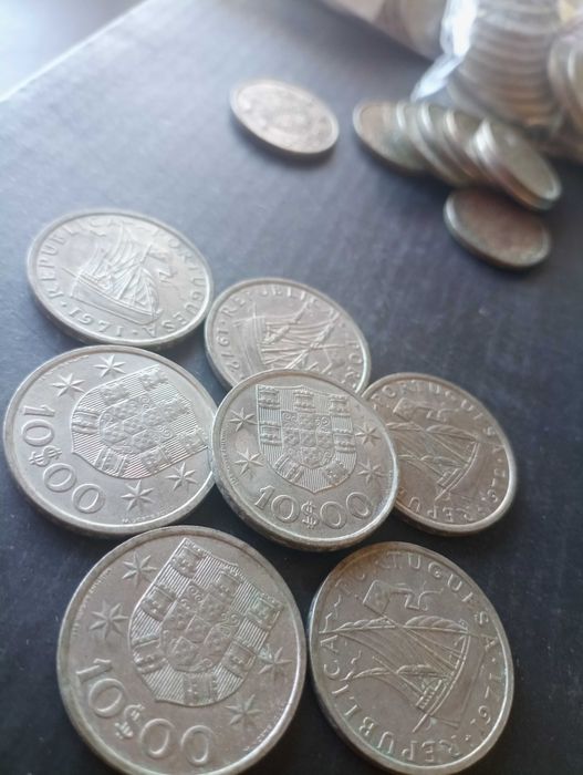 Tesouro da Sorte . Moedas de 10 escudos   1971