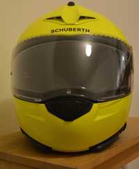 SCHUBERTH C3 Pro Fluo com sistema de comunicação Sena SC10U integrado