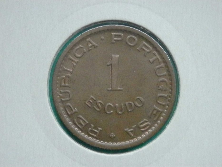 386 - Angola: 1 escudo 1965 bronze, por 5,00