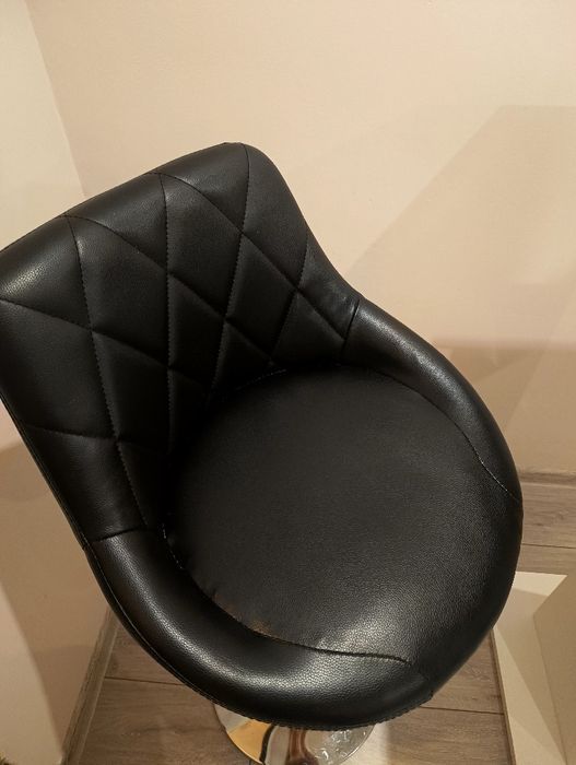 Hoker Stołek barowy czarny