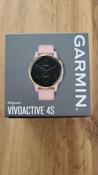 Garmin Vivoactive 4s różowy + pasek granatowy Garmin