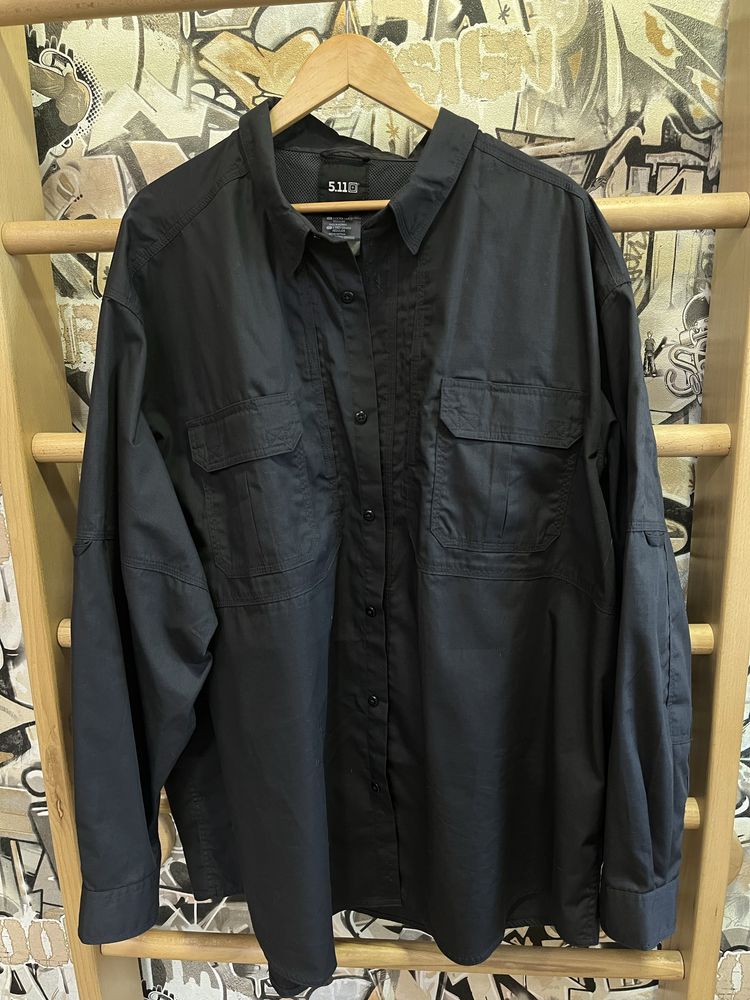 Сорочка тактична "5.11 stryke ™ long sleeve shirt" dark navy 3xl
