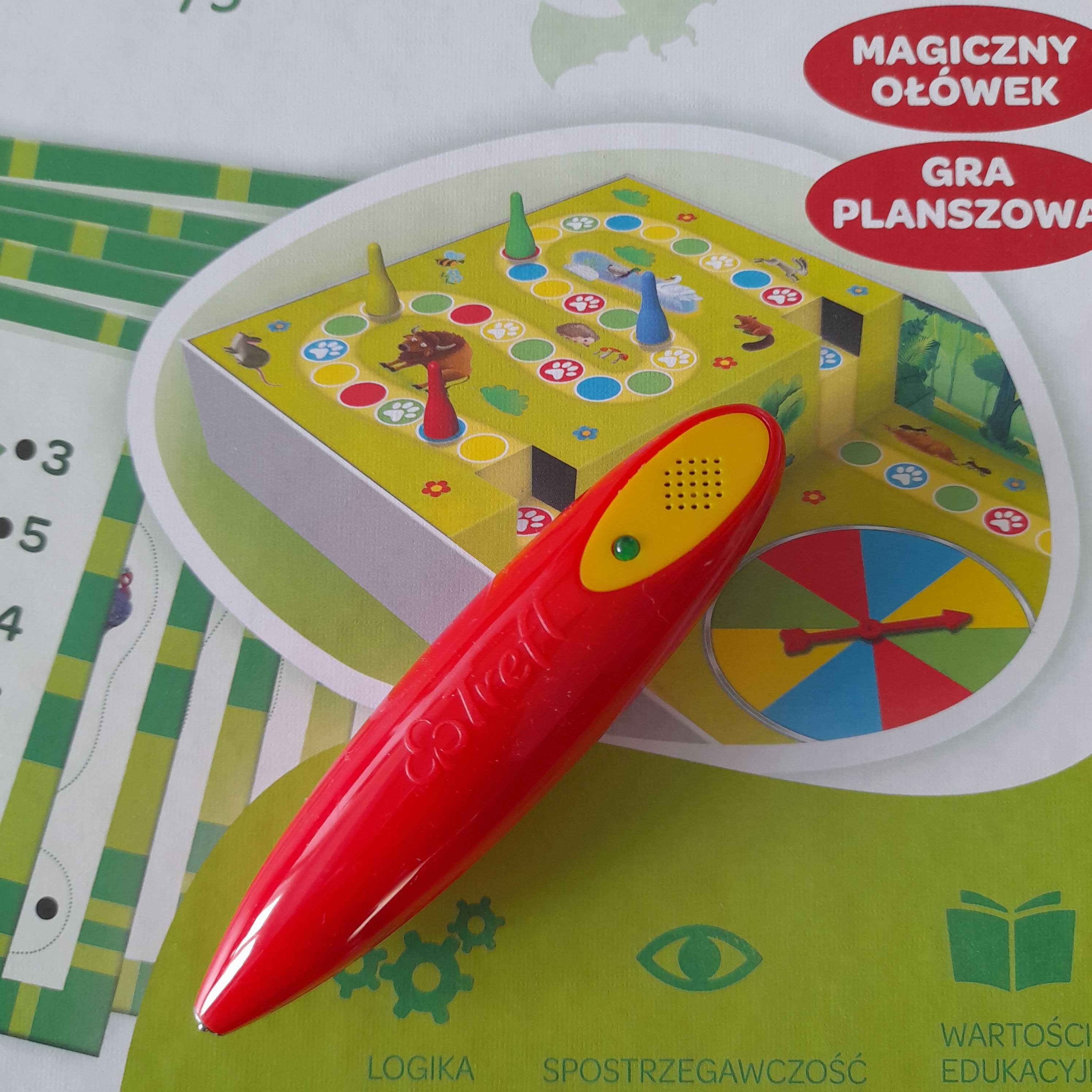 Trefl magiczny ołówek gra edukacyjna zwierzęta marcheweczka zestaw