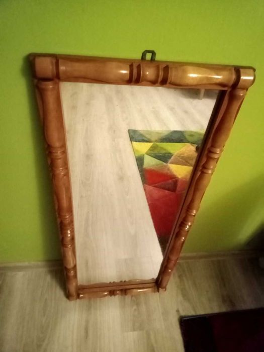 Lustro na ścianę PRL