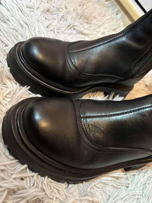 Зимові челсі чоботи шкіра натуральна