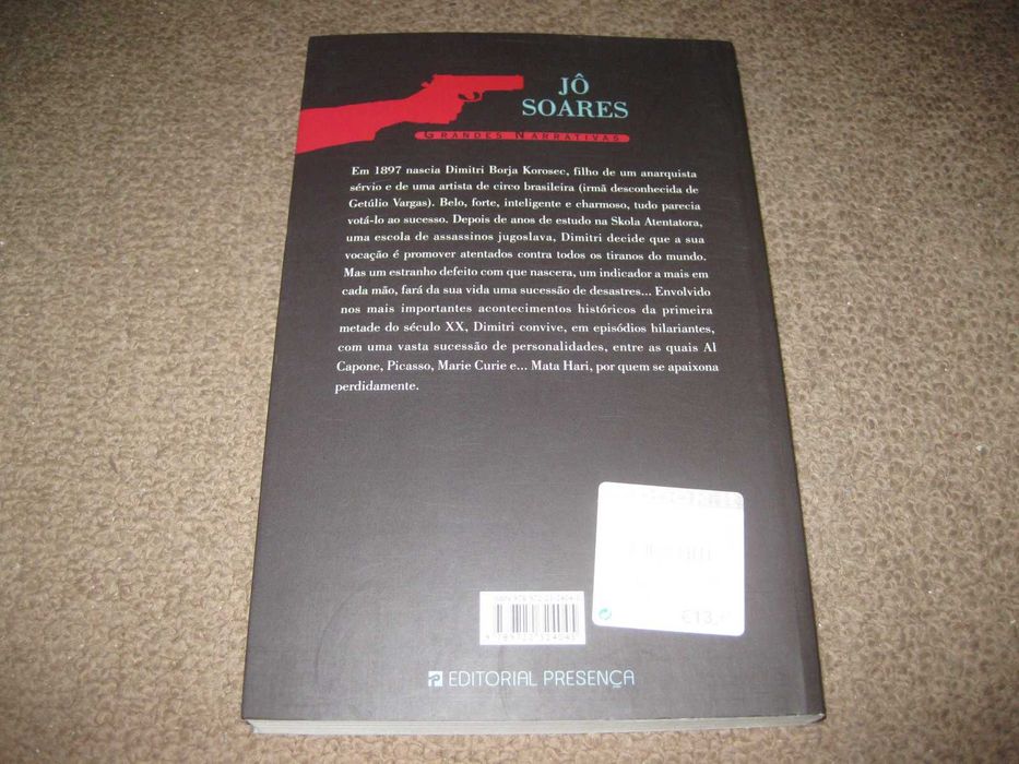 Livro "O Homem Que Matou Getúlio Vargas" de Jô Soares