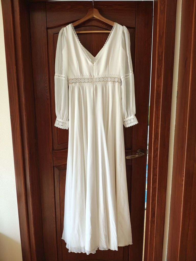Suknia ślubna boho/rustykalna