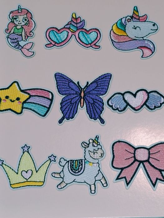 Naprasowanki nowe 9 sztuk Termołatka