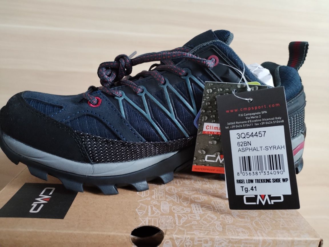Buty męskie trekkingowe CMP Rigel Low WP r. 41 okazja oryginalne