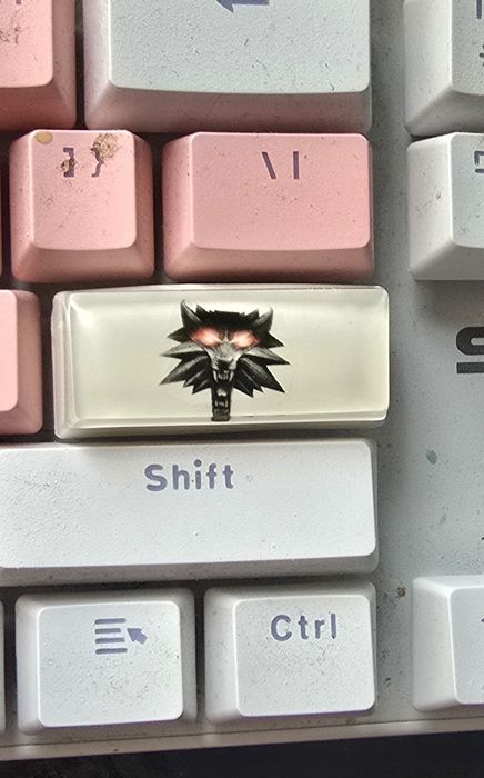 Keycap z Wiedźminem z efektem 3d do klawiatury mechanicznej
