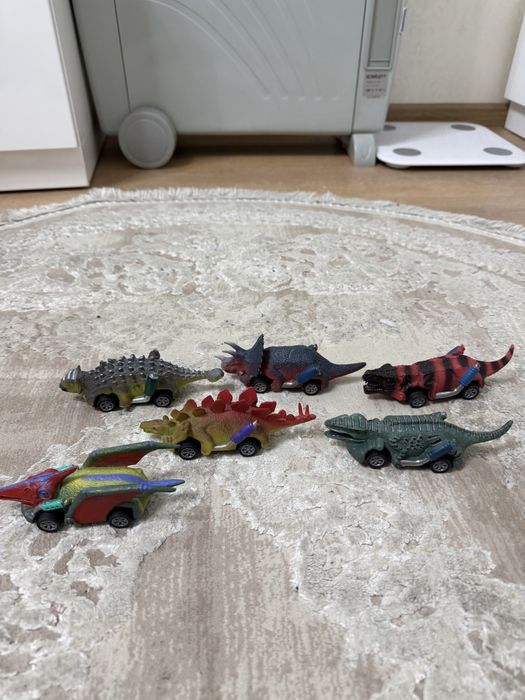 Машинки дино динозавр мотоцикл