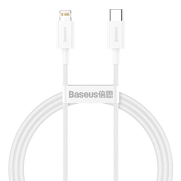 Kabel Baseus Superior Series USB-C / Lightning PD 20W 2 m - biały