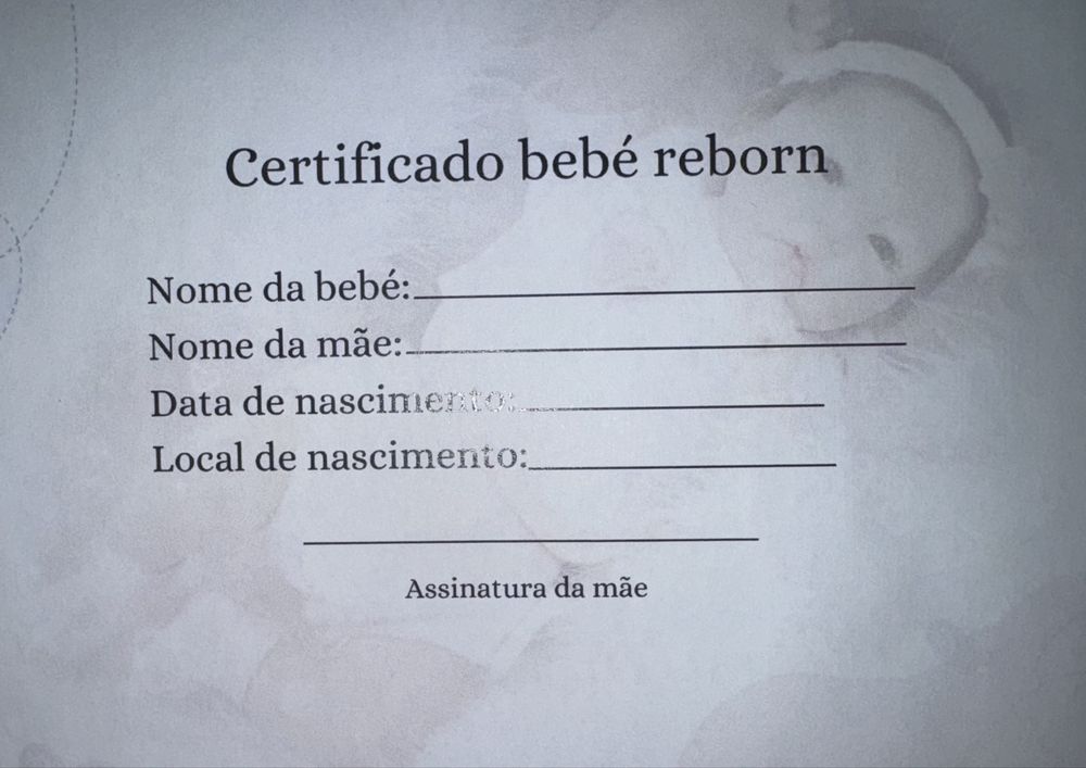 Bebé reborn com corpinho vinil e pano