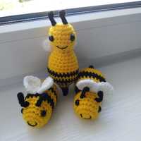 Pszczółka maskotka handmade