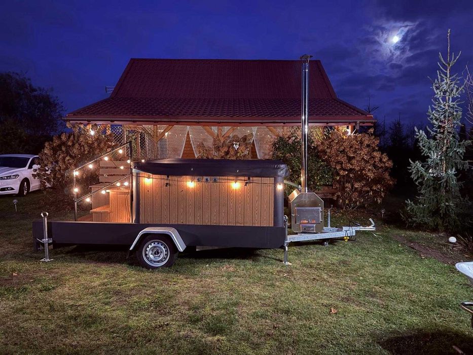 Mobilna Balia / Mobilne Jacuzzi na wynajem - domowe SPA z dowozem